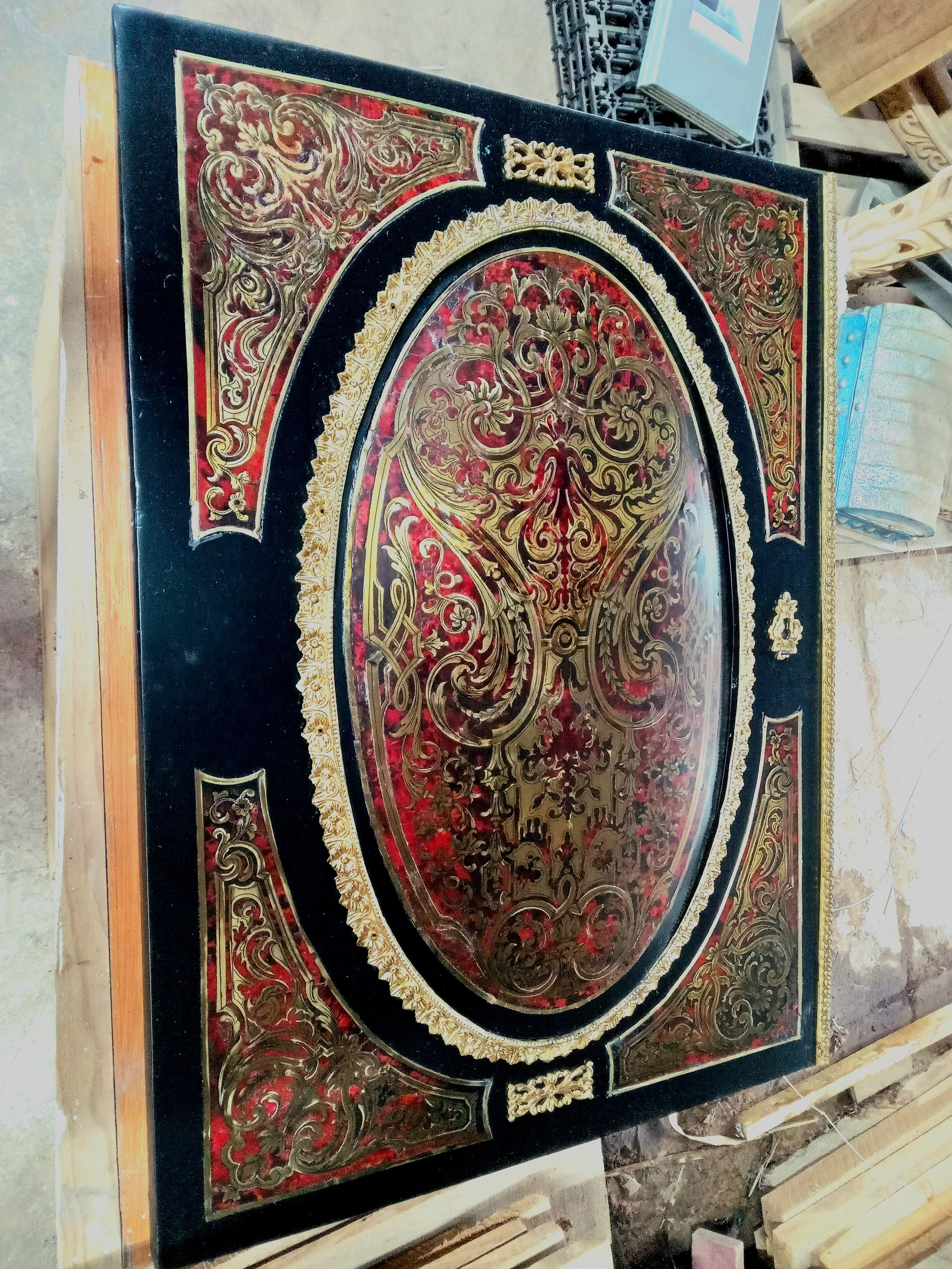 mueble Boulle restaurado 2