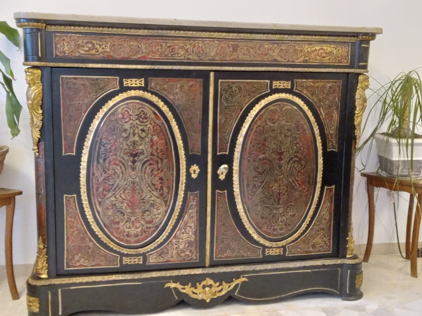 mueble Boulle restaurado 7
