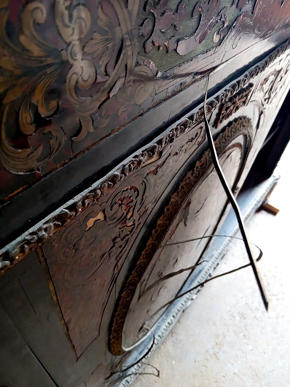 mueble Boulle restaurado 9