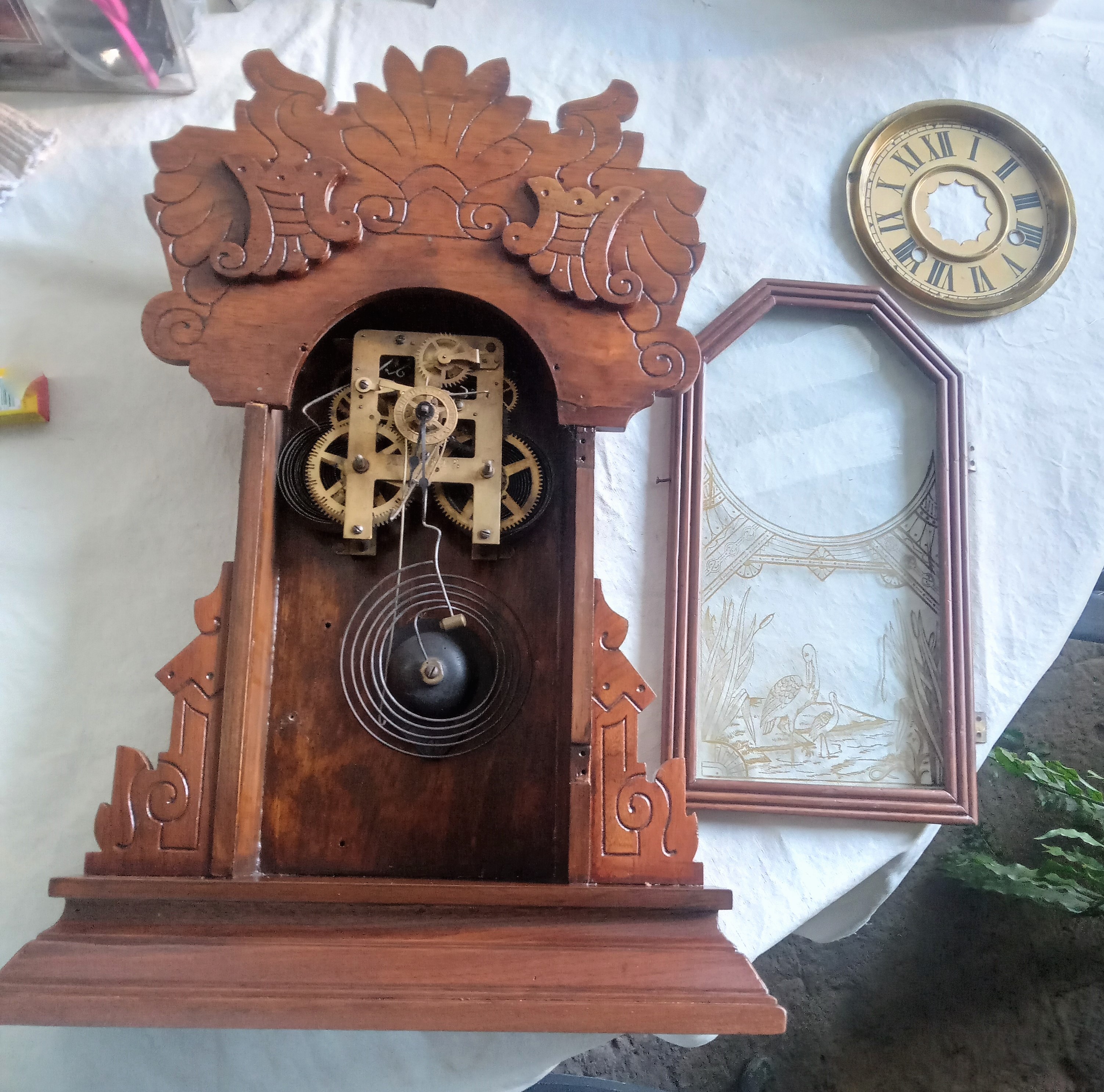 reloj de péndulo restaurado 1