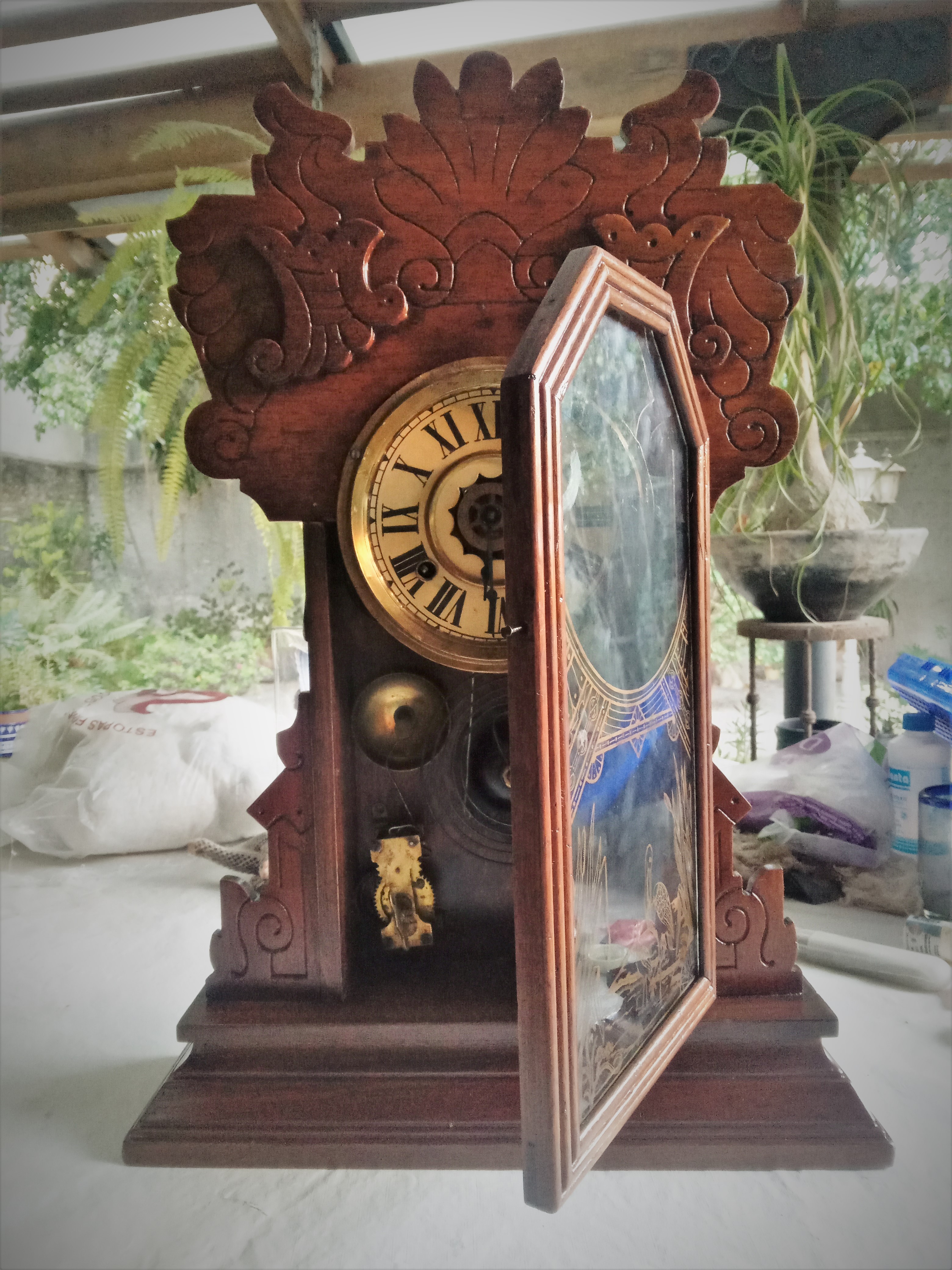 reloj de péndulo restaurado 3