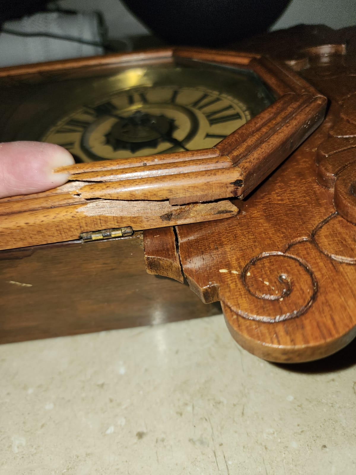reloj de péndulo restaurado 4