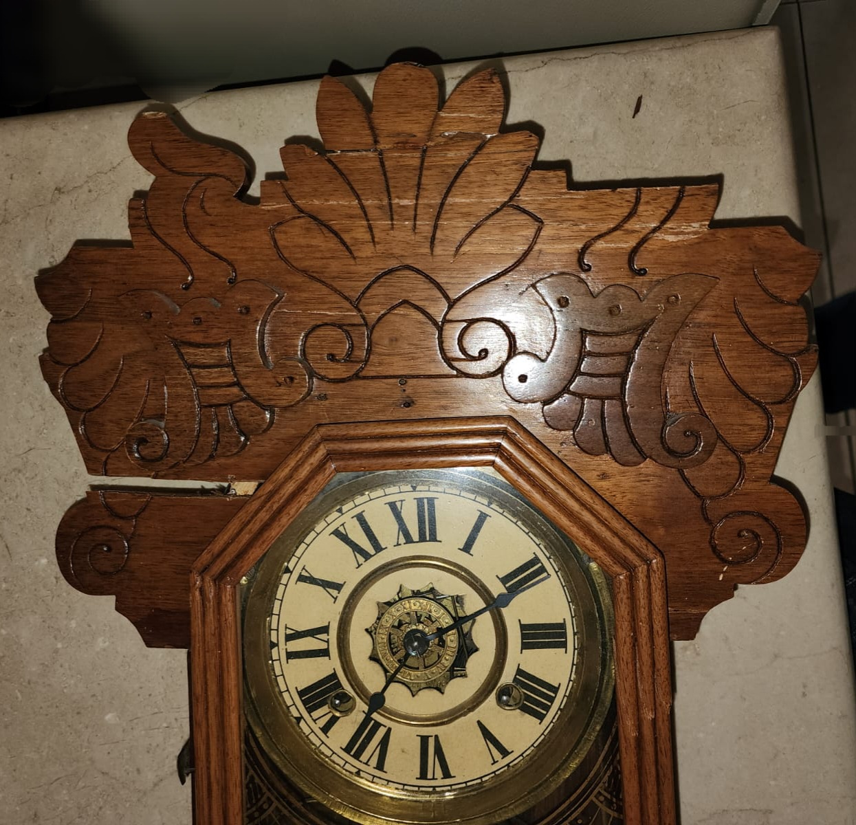 reloj de péndulo restaurado 5